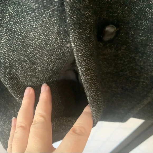 Babaton Talula Howel Wool  Funnel Peacoat Dark Grey S - Picture 6 of 16